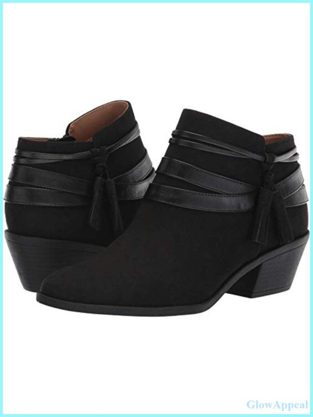 Suede Round Toe Ankle Bootie with Flexible Outsole